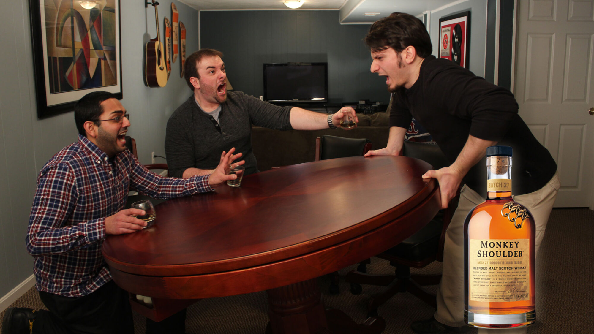 Monkey Shoulder Table Flip
