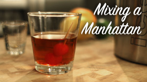 Mixing A Manhattan