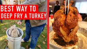 image of turkey and deep frier
