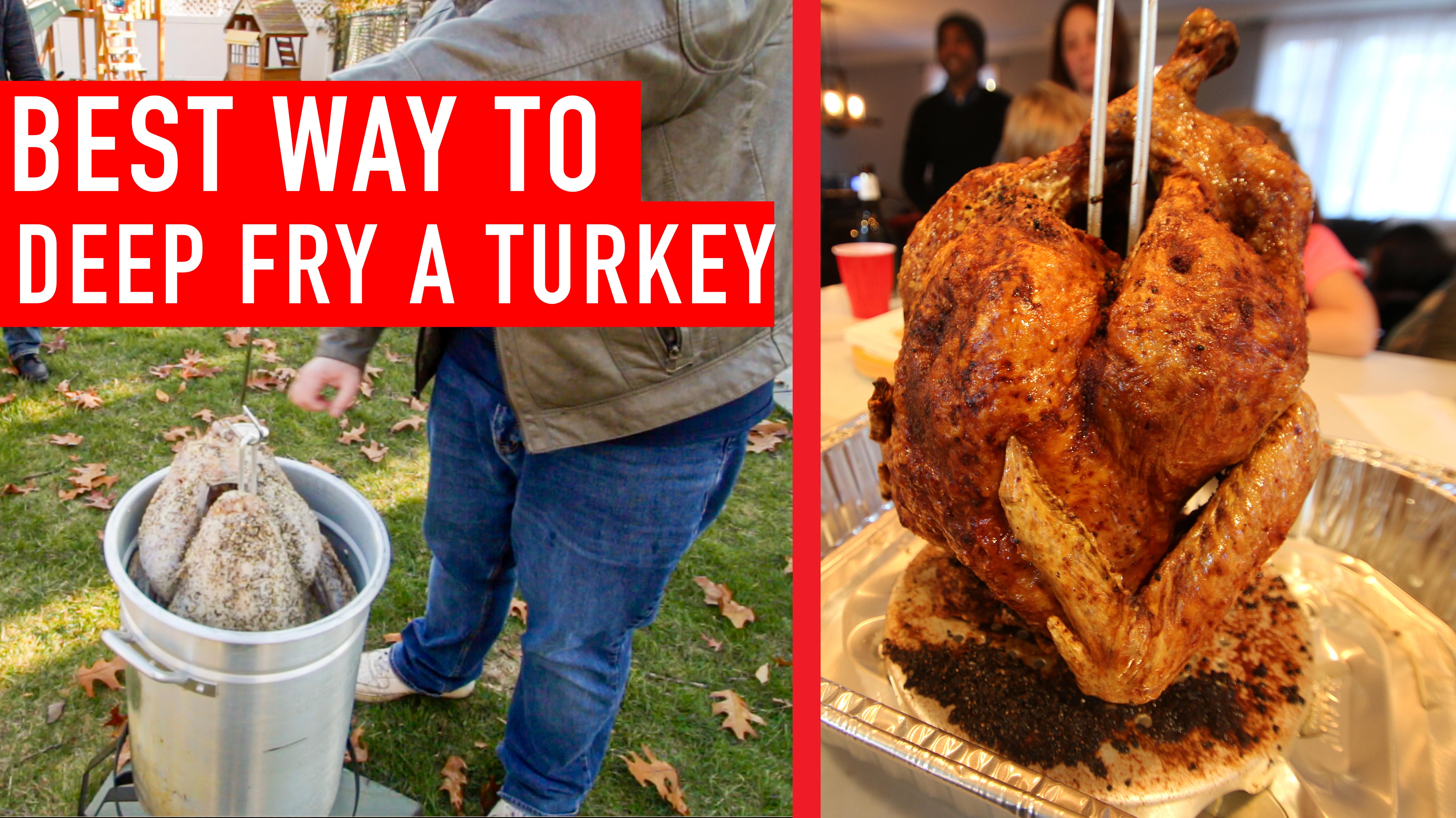 image of turkey and deep frier
